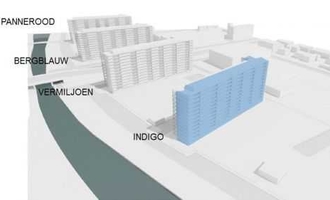 Renovatie “Kleurenflats” te Zaandam, Indigostraat