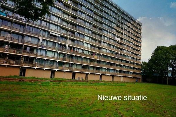 Renovatie “Kleurenflats” te Zaandam, Indigostraat